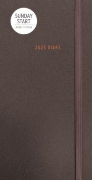 Sunday Start Charcoal Deluxe Slim Diary 2025