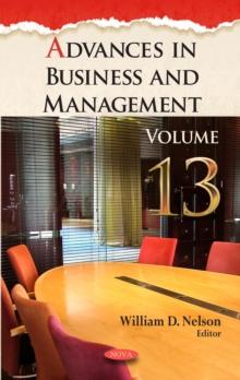 Advances in Business and Management. Volume 13