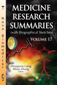 Medicine Research Summaries. Vol. 17