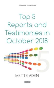 Top 5 Reports and Testimonies in October 2018