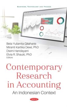 Contemporary Research in Accounting: An Indonesian Context