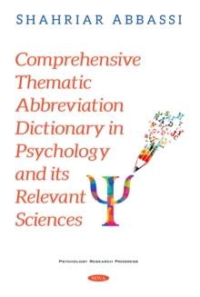 Comprehensive Thematic Abbreviation Dictionary in Psychology and its Relevant Sciences