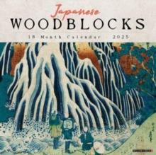 Japanese Woodblocks 2025 12 X 12 Wall Calendar