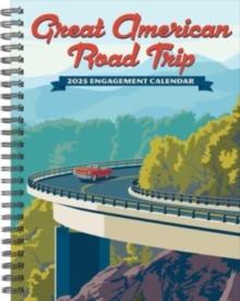 Great American Road Trip 2025 6.5 X 8.5 Engagement Calendar