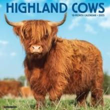 Highland Cows 2025 12 X 12 Wall Calendar