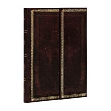 Black Moroccan (Old Leather Collection) Mini Lined Journal