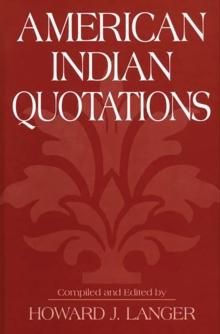 American Indian Quotations