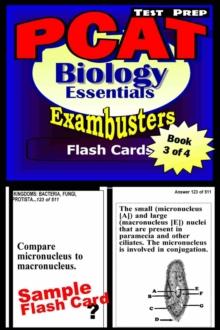 PCAT Test Prep Biology Review--Exambusters Flash Cards--Workbook 3 of 4 : PCAT Exam Study Guide