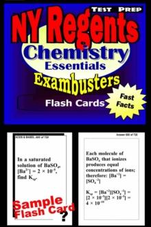 NY Regents Chemistry Test Prep Review--Exambusters Flashcards : New York Regents Exam Study Guide