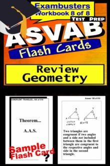 ASVAB Test Prep Geometry Review--Exambusters Flash Cards--Workbook 8 of 8 : ASVAB Exam Study Guide