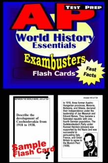 AP World History Test Prep Review--Exambusters Flash Cards : AP Exam Study Guide