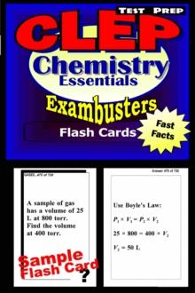 CLEP Chemistry Test Prep Review--Exambusters Flash Cards : CLEP Exam Study Guide