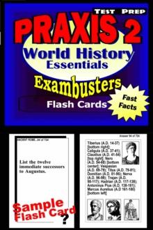 PRAXIS II History/Social Studies Test Prep Review--Exambusters World History Flash Cards : PRAXIS II Exam Study Guide