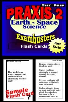 PRAXIS II Earth/Space Sciences Test Prep Review--Exambusters Flash Cards : PRAXIS II Exam Study Guide