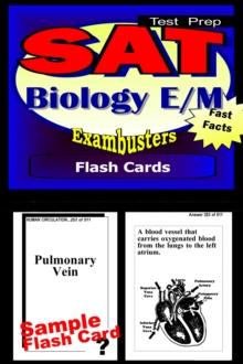 SAT Biology Test Prep E/M Review--Exambusters Flash Cards : SAT II Exam Study Guide