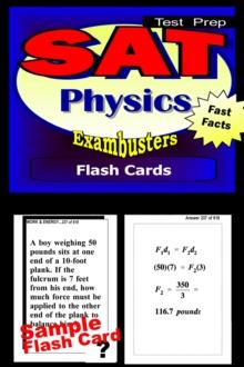 SAT Physics Test Prep Review--Exambusters Flash Cards : SAT II Exam Study Guide