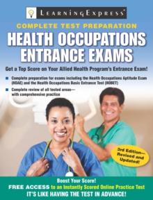 Health Occupations Entrance Exams : Third Edition