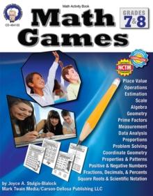 Math Games, Grades 7 - 8