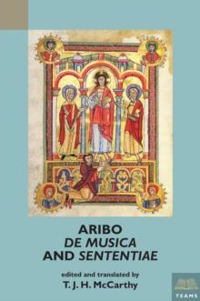 Aribo, De musica and Sententiae