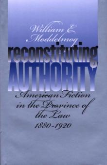 Reconstituting Authority : American Fiction in the Province of the Law, 1880-1920