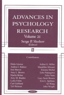 Advances in Psychology Research : Volume 21