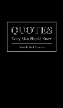 Quotes Every Man Should Know