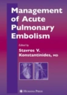 Management of Acute Pulmonary Embolism