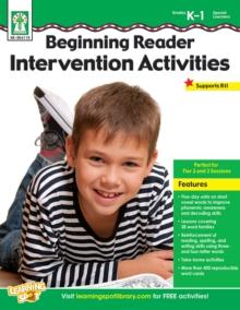 Beginning Reader Intervention Activities, Grades K - 1