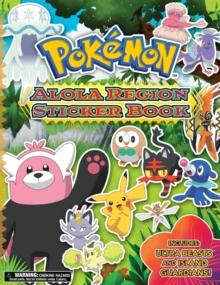 Pokemon Alola Region Sticker Book