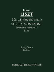 Ce qu'on entend sur la montagne, S.95 : Study score