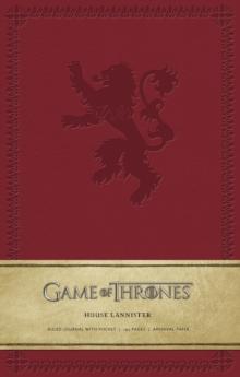 Game of Thrones: House Lannister Hardcover Ruled Journal