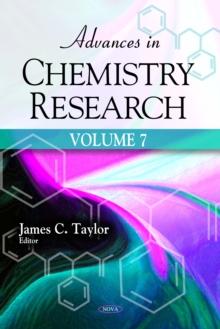 Advances in Chemistry Research. Volume 7