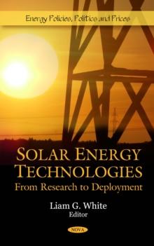 Solar Energy Technologies : From Research to Deployment