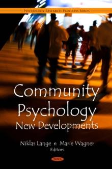 Community Psychology : New Developments