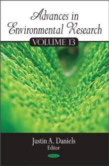 Advances in Environmental Research. Volume 13