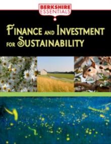 Finance and Investment for Sustainability