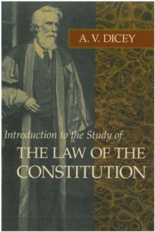 Introduction to the Study of the Law of the Constitution