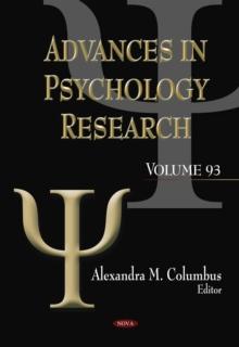 Advances in Psychology Research. Volume 93