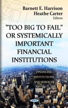 "Too Big to Fail" or Systemically Important Financial Institutions