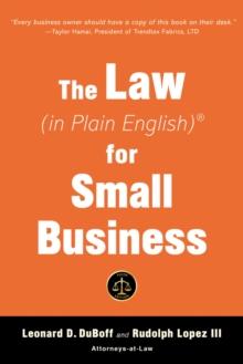 The Law (in Plain English) for Small Business (Sixth Edition)