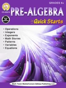 Pre-Algebra Quick Starts, Grades 6 - 12