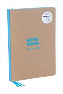 Kraft and Blue A4 Notebook : Lined Paper