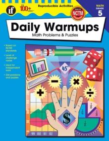 Daily Warmups, Grade 5 : Math Problems & Puzzles