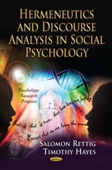 Hermeneutics and Discourse Analysis in Social Psychology