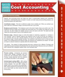 Cost Accounting (Speedy Study Guides)