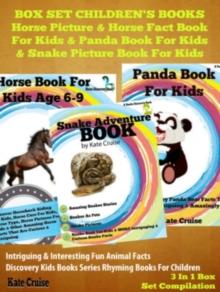 Box Set Children's Books: Horse Picture & Horse Fact Book For Kids & Panda Book For Kids & Snake Picture Book For Kids: 3 In 1 Box Set : Discovery Kids Books & Rhyming Books For Children