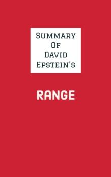 Summary of David Epstein's Range