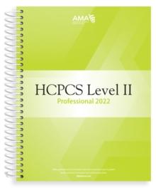 HCPCS 2022 Level II Professional Edition