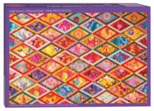 Kaffe Fassetts Diamond Quilt Jigsaw Puzzle : 1000 Pieces, Dimensions 29.5? x 19.7?