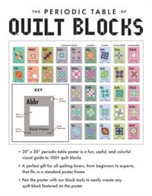 Periodic Table of Quilt Blocks Poster : 20" x 30"